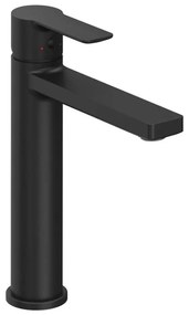 Ravak X070489 - Miscelatore per lavabo SOLAR 23 cm nero