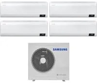 Climatizzatore Condizionatore Samsung Quadri Split Inverter serie WINDFREE ELITE 7+12+12+12 con AJ080TXJ4KG/EU R-32 Wi-Fi Integrato 7000+12000+12000+12000