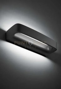 Aki applique a parete grande antracite opaco 3000k 3215lm 22w l.35,...