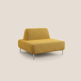Newton poltrona modulare con schienali movibili T07 giallo