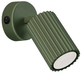 Applique da Parete GU10 in Alluminio con Interruttore KARBON