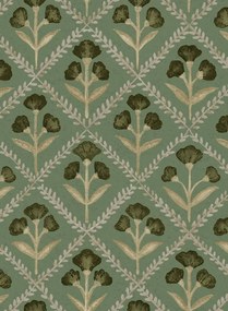Coordonne Carta da parati Poppy - Emerald