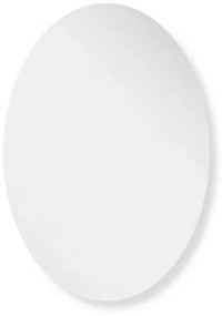 Specchio bagno ovale 45x65 cm a filo con installazione reversibile