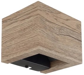 Globo 15553W1W - Applique a LED ALINA LED/8W/230V marrone