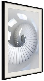 Poster  Spiral Stairs  Cornice Quadri Cornice nera con pass-partout, Larghezza x Altezza Home decor 20x30