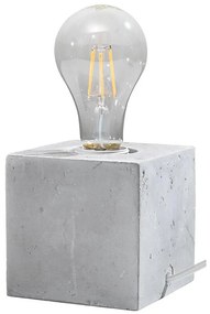 Lampada da tavolo ABEL 1xE27/60W/230V calcestruzzo