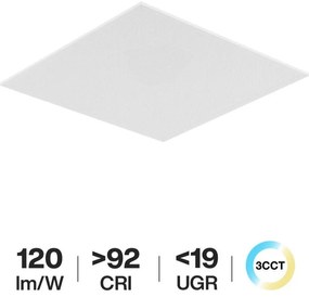 Pannello LED 60x60 42W CCT Bianco Variabile UGR19 CRI92 con driver Philips Colore Bianco Variabile CCT