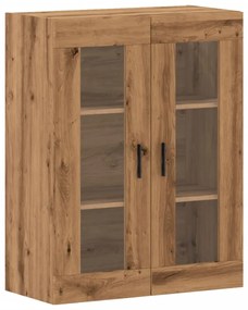 Mobile a parete rovere artigianale 69,5x34x90 cm