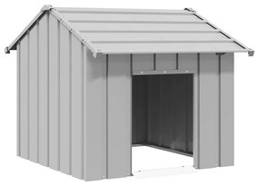 Casetta Per Cani Con Tetto 85x107x81 Cm Acciaio Zincato /
