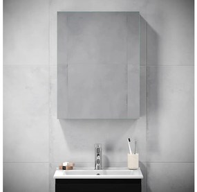 Mobile da bagno con specchio KENWOOD 65x50 cm, nero