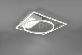 Plafoniera downey led bianca con snodo regolabile bianca 620510331