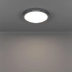 Eglo 901763 - Plafoniera da bagno LED FUEVA LED/11,5W/230V Ø21,1cm IP44 cromo