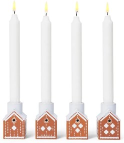 Portacandela in ceramica per avvento Gingerbread – Kähler Design