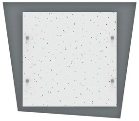 Plafoniera LED Skinny argento IP20 bianco naturale, 2794 lumen LUMICOM