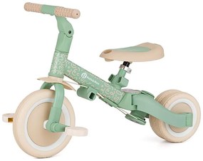 PETITE&MARS - Triciclo 5 in 1 per bambini TURBO LIMITED Verde Twist