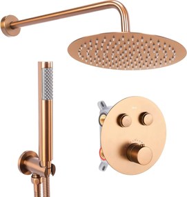 Set doccia da incasso Rea LUNGO COPPER BRUSH  BOX