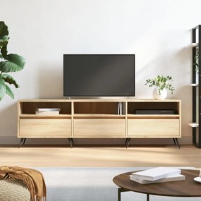 Mobile Porta Tv Rovere Sonoma 150x30x44,5 Cm Legno Multistrato /