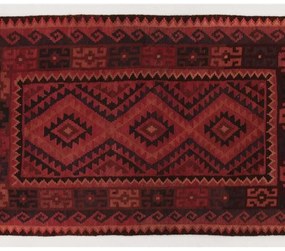 Tappeto Afghan Kilim XL orientale in lana, annodato a mano, multicolore, L 240 x L 170 cm