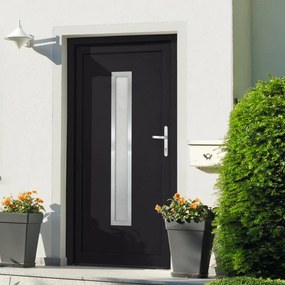 Porta Ingresso Antracite 108x208 Cm İn Pvc /
