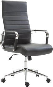 Sedia Ufficio İn Similpelle Kolumbus: Comfort Ed Eleganza A Tavolino / Schwarz