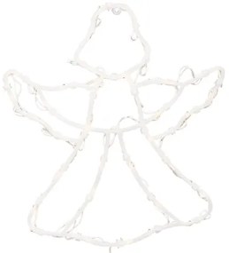 Decorazione natalizia per finestra a LED 35xLED/3xAA IP44 angelo bianco caldo