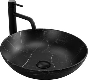 Lavabo da appoggio REA FIBO Black Matt