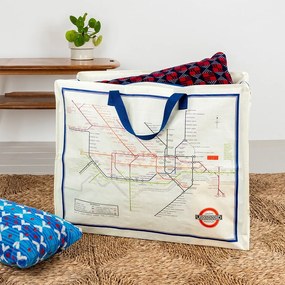 Organizer per vestiti in plastica riciclata 58x28x48 cm Heritage Tube Map – Rex London