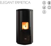 Stufa a Pellet Anselmo Cola Extraflame Modello ELEGANT ERMETICA 8,5 kW Disponibile in Vari Colori