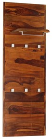 Appendiabiti İn Legno Massello Di Sheesham 118x40 Cm /
