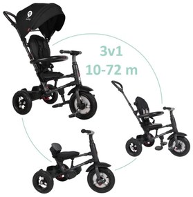 QPlay - Triciclo per bambini 3in1 RITO AIR nero