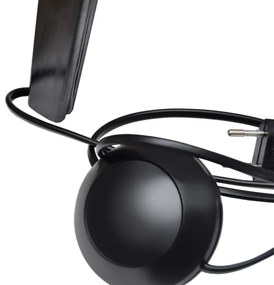 Lampada con piedistallo ALBA 1xE27/15W/230V nero/quercia