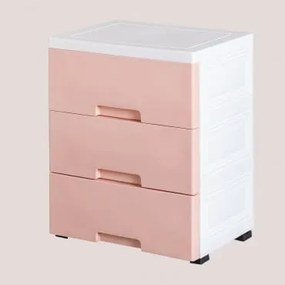 Cassettiera Beysi Rosa Quarzo - Sklum