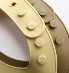 A Little Lovely Company - set di due bavaglini in silicone - dinosauri