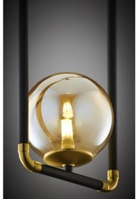 Jupiter 2024 - Lampadario a sospensione con filo ZAFRA 1xG9/10W/230V nero/oro/beige