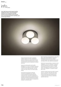 Redo 01-4308 - Plafoniera LED da bagno OVUM 3xLED/5W/230V IP44 nero