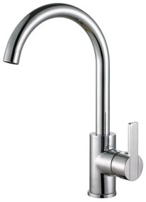 ALVEUS SET0026 - Lavello da cucina LINE + miscelatore per lavello TONIA 29,5 cm satinato/cromato