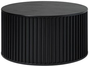 Tavolino rotondo nero ø 85 cm Siena - Unique Furniture