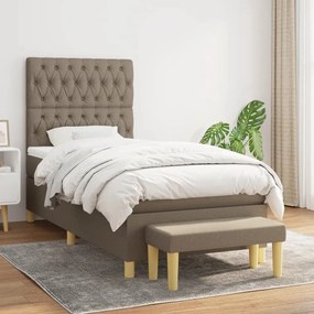 Giroletto A Molle Con Materasso Tortora 90x200 Cm İntessuto /