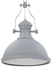 Lampadario Grigio Rotondo E27 /