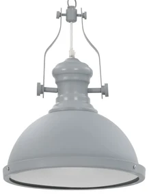 Lampadario Grigio Rotondo E27 /