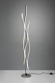 Blaze piantana led 28w 3250lm, 2300+3000+4000k ondulata metallo all...