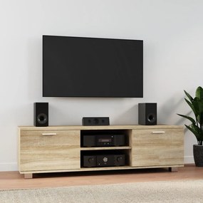 Mobile Per Tv Rovere Sonoma 140x40,5x35 Cm Legno Multistrato /
