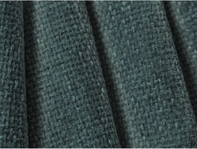 Divano angolare componibile turchese con rivestimento in ciniglia Lupine – Micadoni