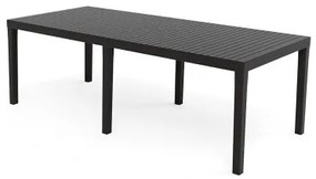 Tavolo da Pranzo IPAE Progarden Indo ind012an Estensibile Antracite 220 x 90 x 72 cm