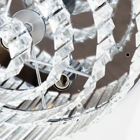 Brilagi - LED plafoniera in cristallo MOZART 5xE14/40W/230V cromo lucido