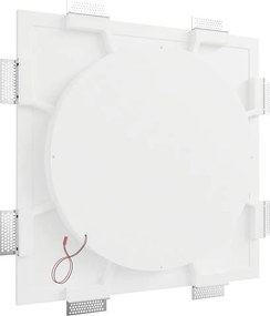 Lampada LED da incasso 175W Effetto Luna 60x60 cm in Gesso