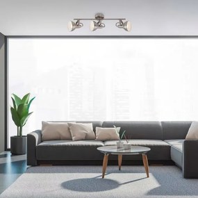 Faretto 3xE14/40W/230V cromo opaco