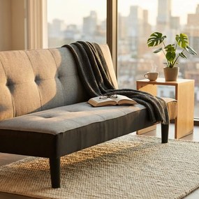 AIRTON - divano letto moderno in tessuto