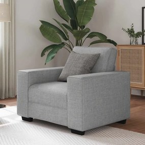Divano Sedia Grigio Nuvola 55 Cm İn Tessuto /