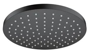 Soffione doccia HANSGROHE Vernis Blend nero in abs dipinto L 20.5 x H 5.3 x P 20.5 cm anticalcare 1 getto